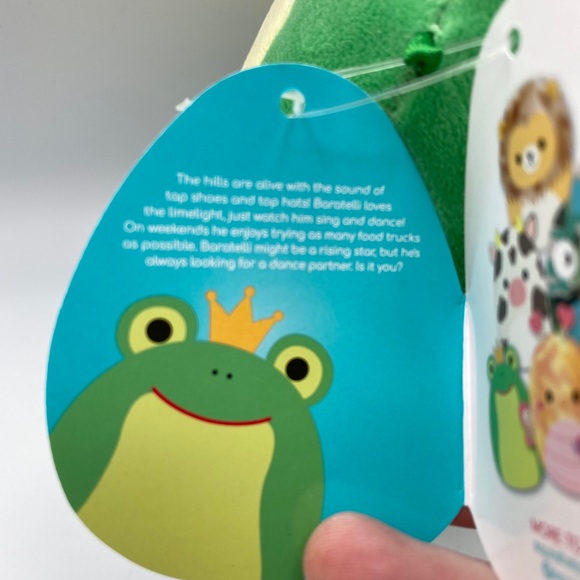 Squishmallow Baratelli Green Frog Prince Crown Walgreens Edition 5" Plush Toy - Picture 4 of 7